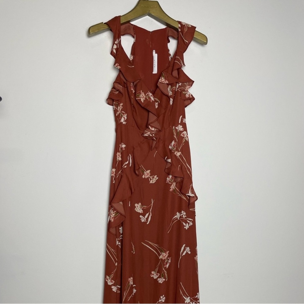 ASTR The Label Floral Ruffle Maxi Dress \\ S - Picture 2 of 11
